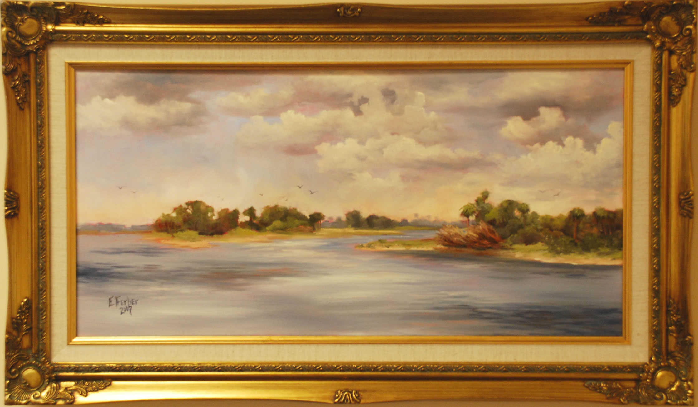  - EFE02 Elisabeth Ferber Matanzas River 12x24 Oil on Canvas_jpg